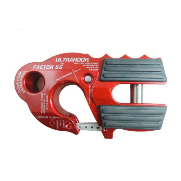 Load image into Gallery viewer, Factor 55 Ultrahook Winch Hook & Shackle Mount Assembly - Red