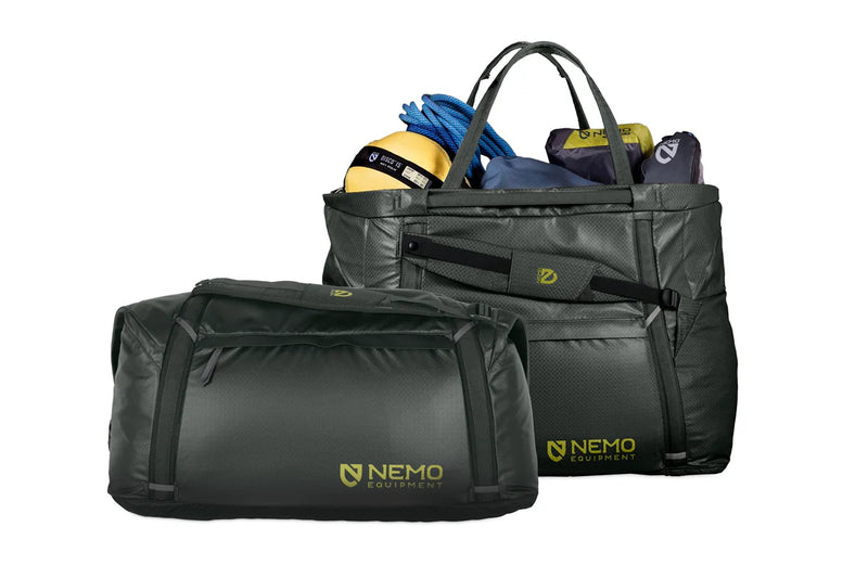 Load image into Gallery viewer, Nemo Double Haul Convertible Duffel 100L (Black)
