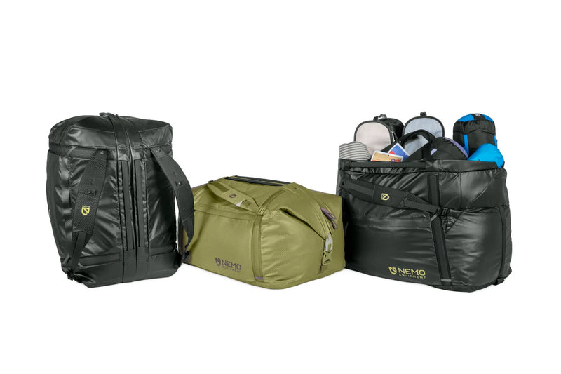 Load image into Gallery viewer, Nemo Double Haul Convertible Duffel 100L (Black)