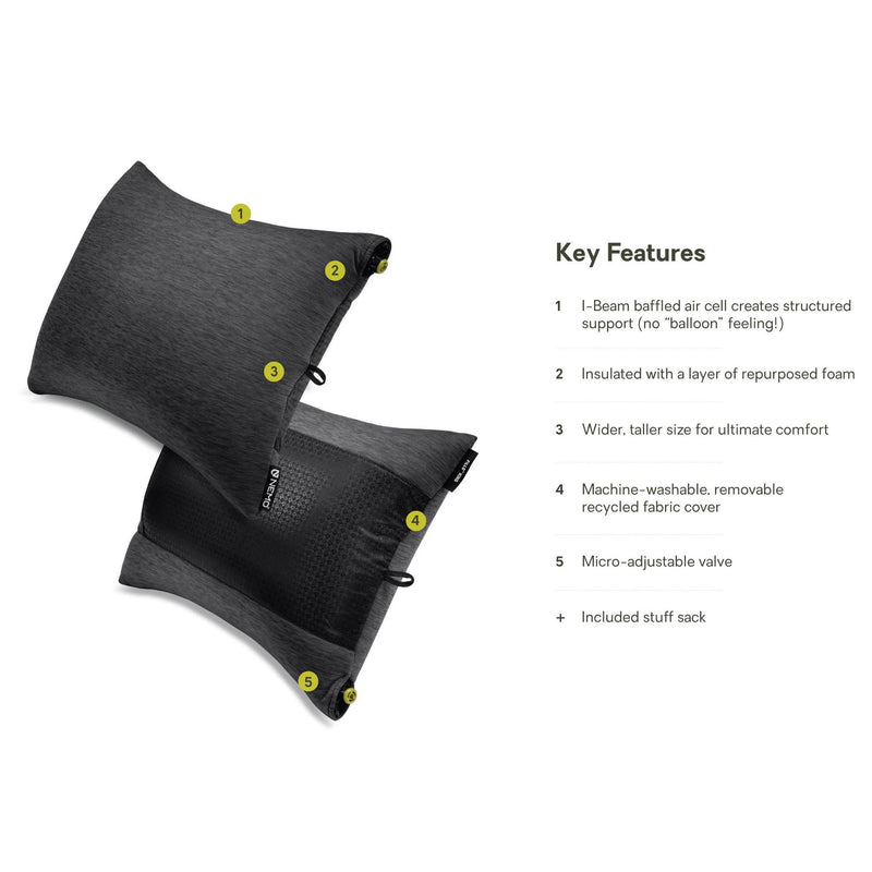 Load image into Gallery viewer, Nemo Fillo King Pillow (Midnight / Gray)