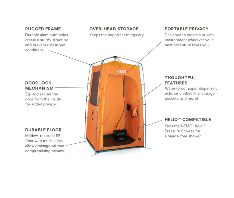 Load image into Gallery viewer, Nemo Heliopolis Shower Tent - New