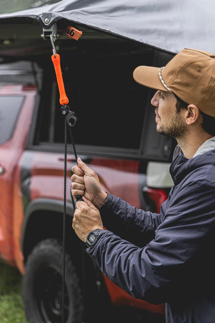 Load image into Gallery viewer, The Perfect Bungee 2 Pack 12' Rope Lock Tie Down W/ Bungee - Safety Orange