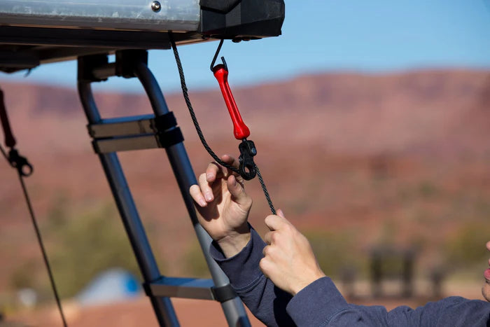 Load image into Gallery viewer, The Perfect Bungee 2 Pack 12' Rope Lock Tie Down W/ Bungee - Safety Orange