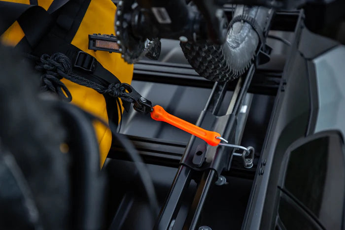 Load image into Gallery viewer, The Perfect Bungee 2 Pack 12' Rope Lock Tie Down W/ Bungee - Safety Orange