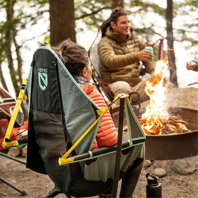 COMFORT AT CAMP / NEMO CHAIRS & EEZI-AWN TABLES: BEST OF BOTH WORLDS !