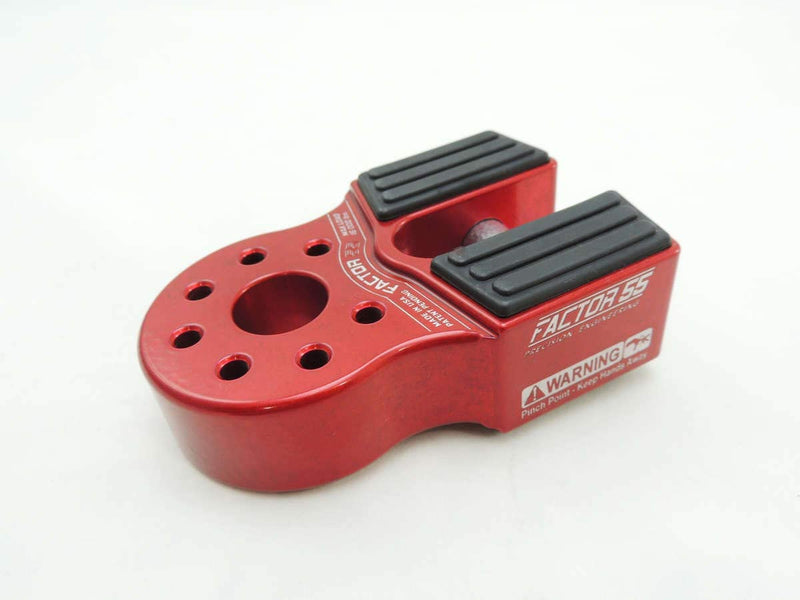 Load image into Gallery viewer, Factor 55 FlatLink Winch Shackle Mount Assembly - Red
