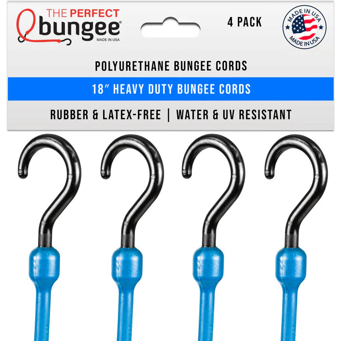 Load image into Gallery viewer, The Perfect Bungee 18&quot; Easy Stretch Cord - Blue
