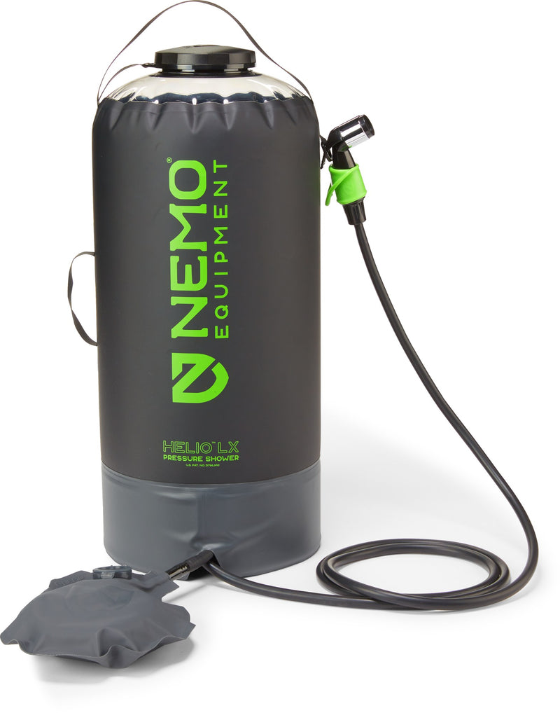 Load image into Gallery viewer, Nemo Helio LX Pressure Shower (Black/Apple Green)
