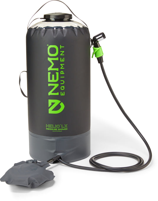 Nemo Helio LX Pressure Shower (Black/Apple Green)