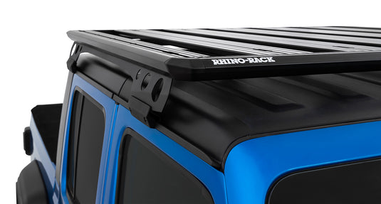 Rhino-Rack JK 4DR/JL 4DR/JL 2DR/JT Overlanding Roof Rack Kit - Black 1453MM X 1493MM - Light Weight
