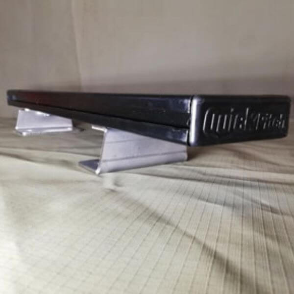 Load image into Gallery viewer, Quick Pitch 1450mm Load Bar Black W/ End Caps &amp; SS Brackets (X3)
