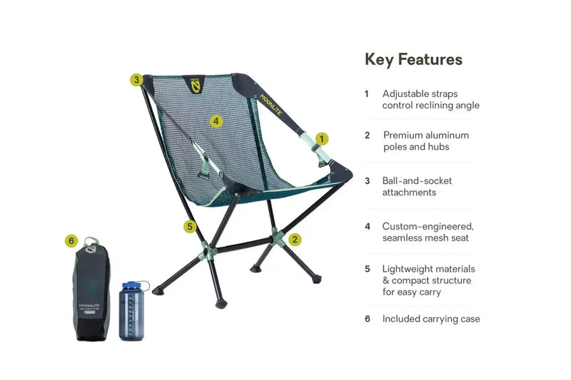 Load image into Gallery viewer, Nemo Moonlite Reclining Camp Chair (Blue Horizon)

