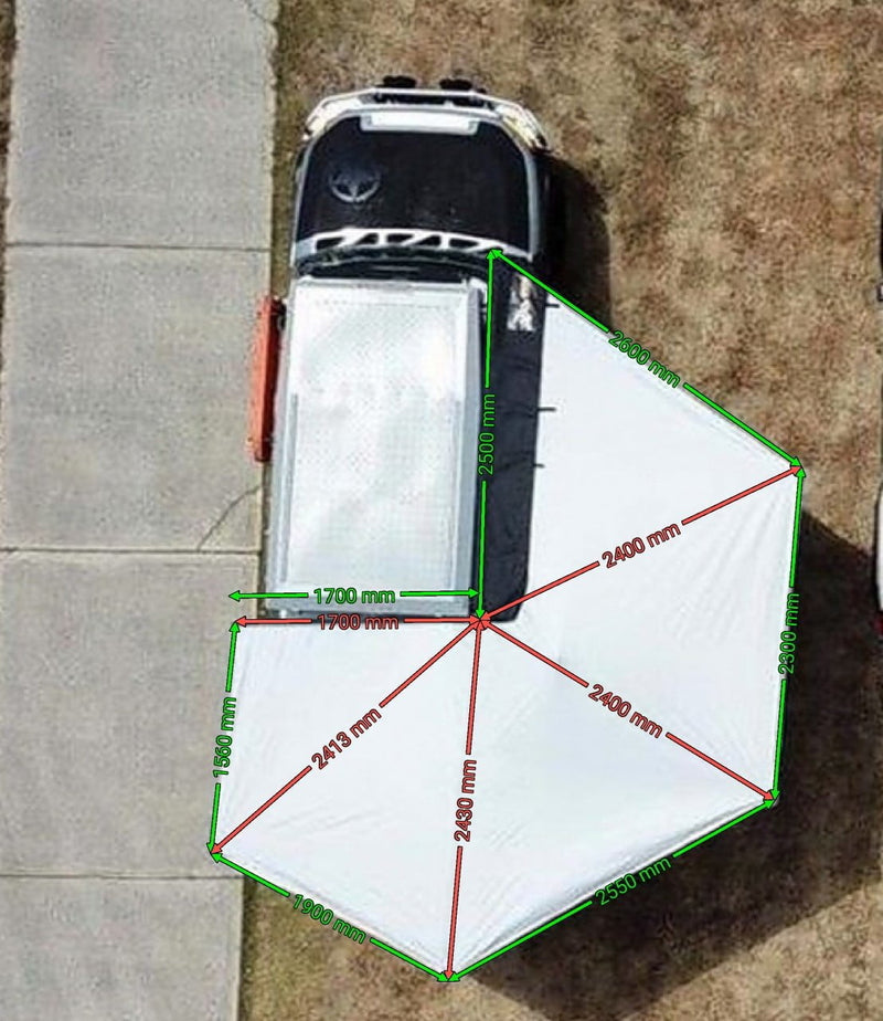 Load image into Gallery viewer, Quick Pitch Weathershade MAXX 270 Awning - RHS
