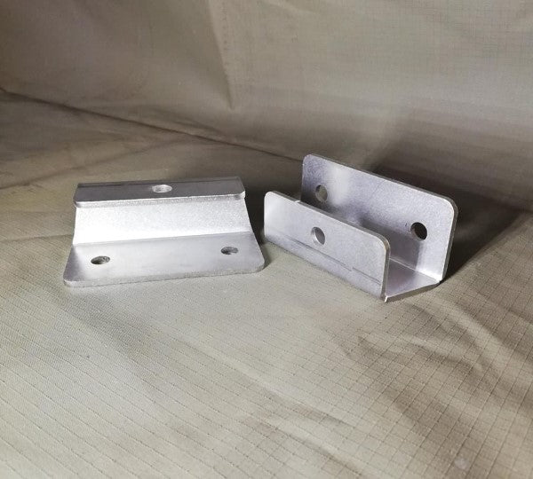 Load image into Gallery viewer, Quick Pitch 1450mm Load Bar Black W/ End Caps &amp; SS Brackets (X3)
