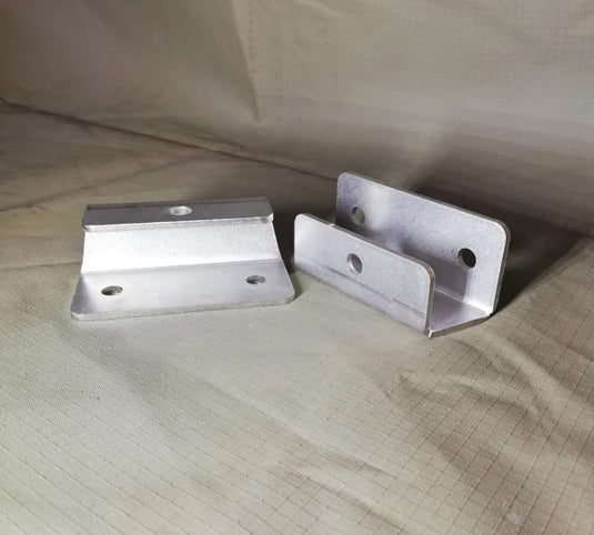 Quick Pitch 1450mm Load Bar Black W/ End Caps & SS Brackets (X3)