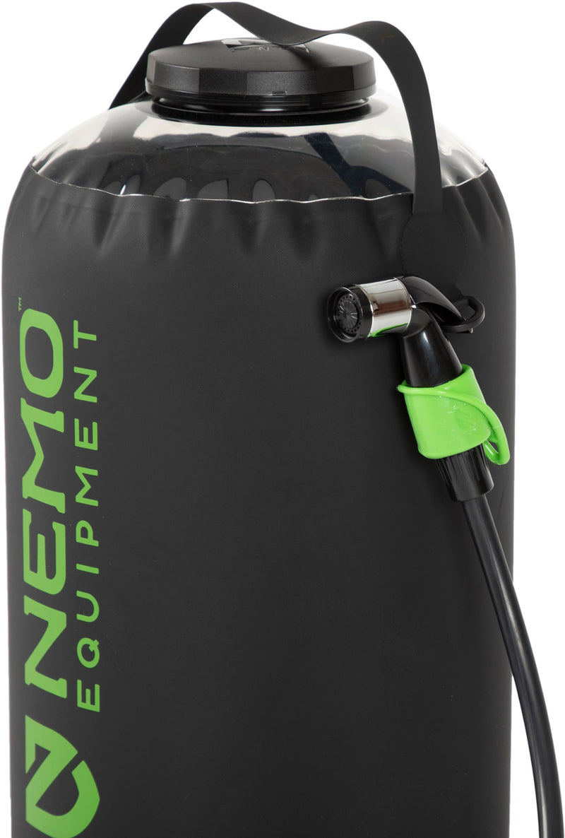 Load image into Gallery viewer, Nemo Helio LX Pressure Shower (Black/Apple Green)
