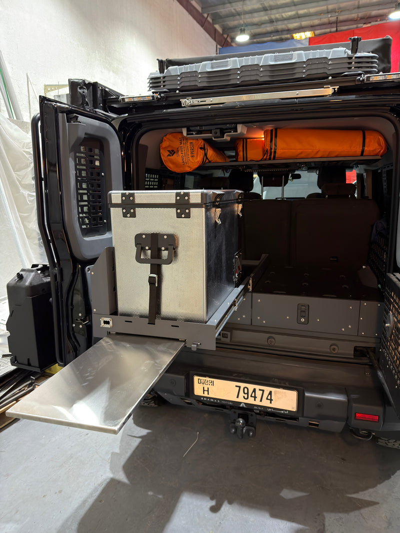 Load image into Gallery viewer, KARNYX Fridge Slider with Integrated 316 Stainless Steel Table - INEOS Grenadier
