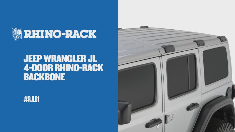 Load and play video in Gallery viewer, Rhino-Rack JL 4DR Backbone 3 Base Mounting System
