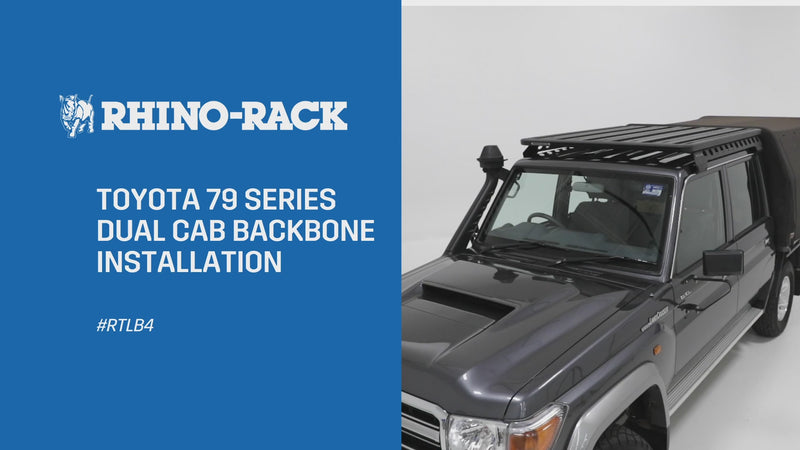 Load and play video in Gallery viewer, Rhino-Rack LC79 4DR Backbone Mounting System
