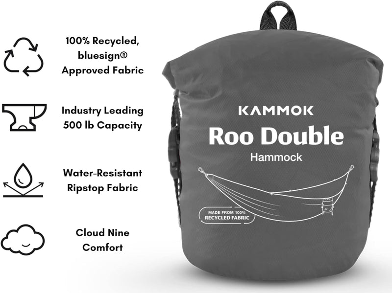 Load image into Gallery viewer, Kammok ROO Double - Granite Gray
