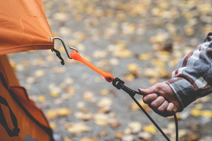 Load image into Gallery viewer, The Perfect Bungee 2 Pack 12&#39; Rope Lock Tie Down W/ Bungee - Safety Orange
