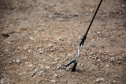 The Perfect Bungee 2 Pack 12' Rope Lock Tie Down W/ Bungee - Safety Orange